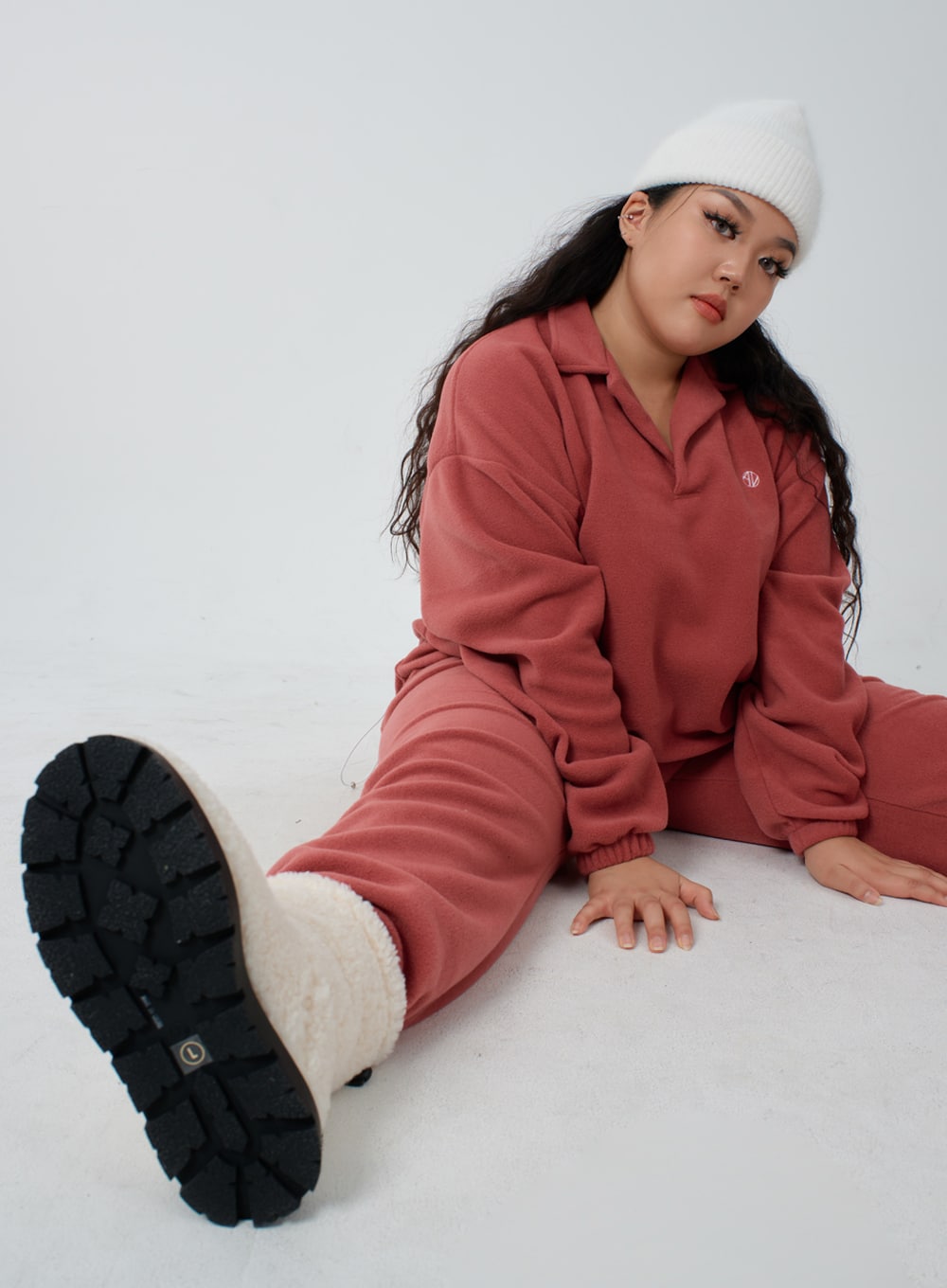 Plus Embroidered Oversized Sweatshirt ID27