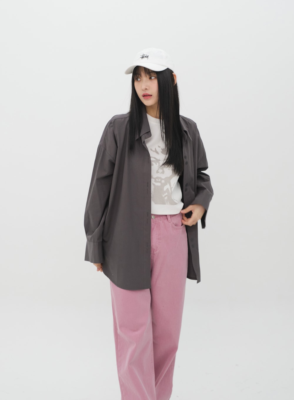 Maxi Shirt with Waist Strap J21