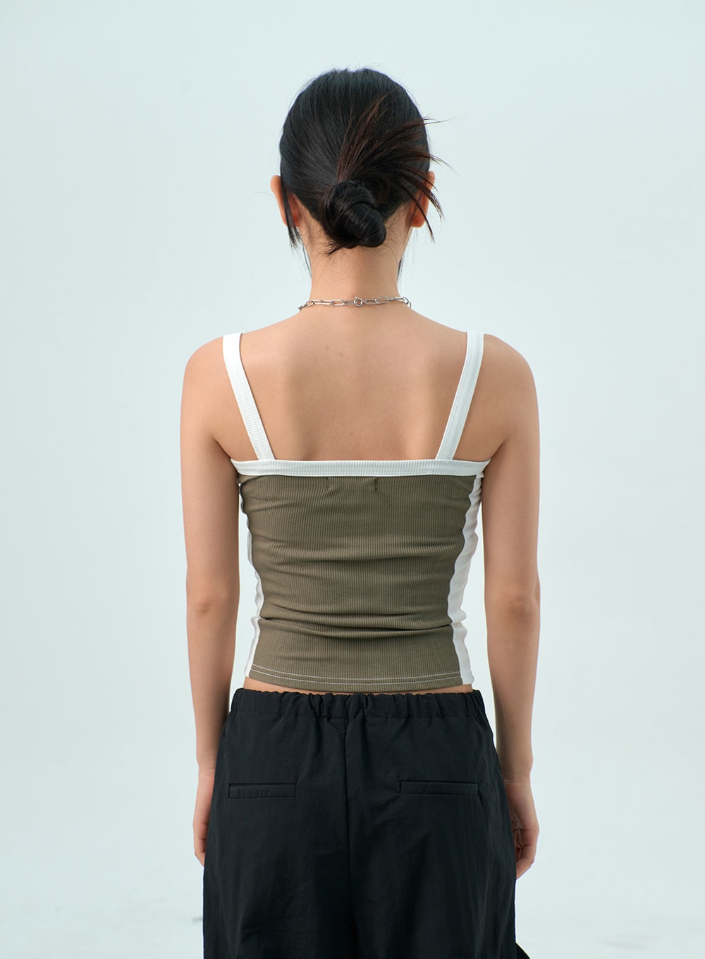 Two Color Knit Top CY325