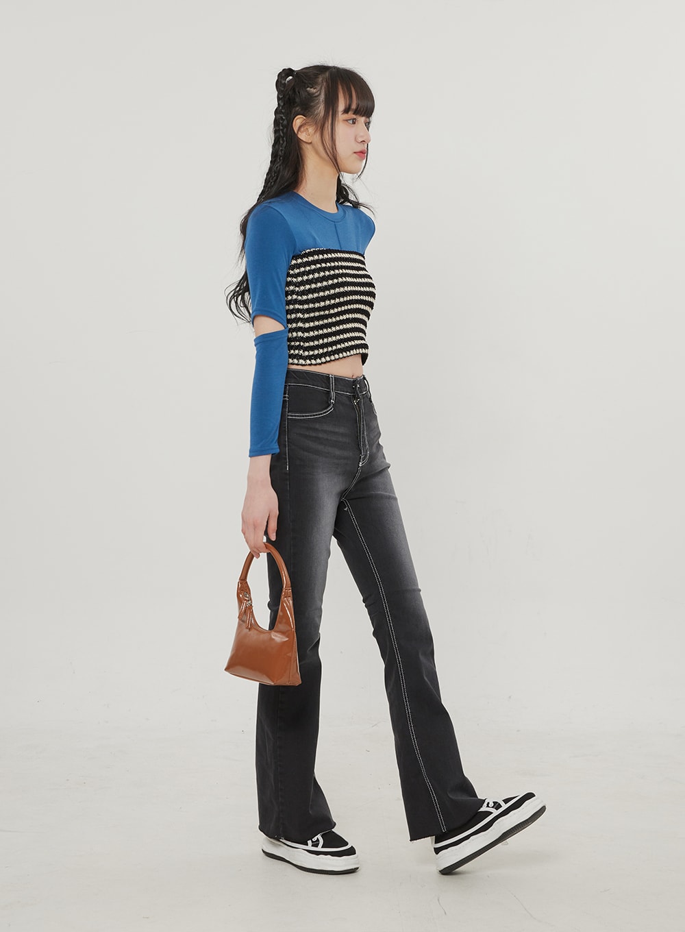 Black Bootcut Jeans BF309