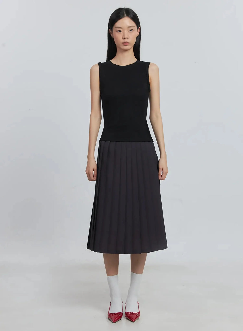 Basic Round-Neck Tank Top IU512