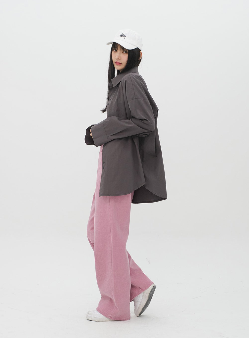 Maxi Shirt with Waist Strap J21