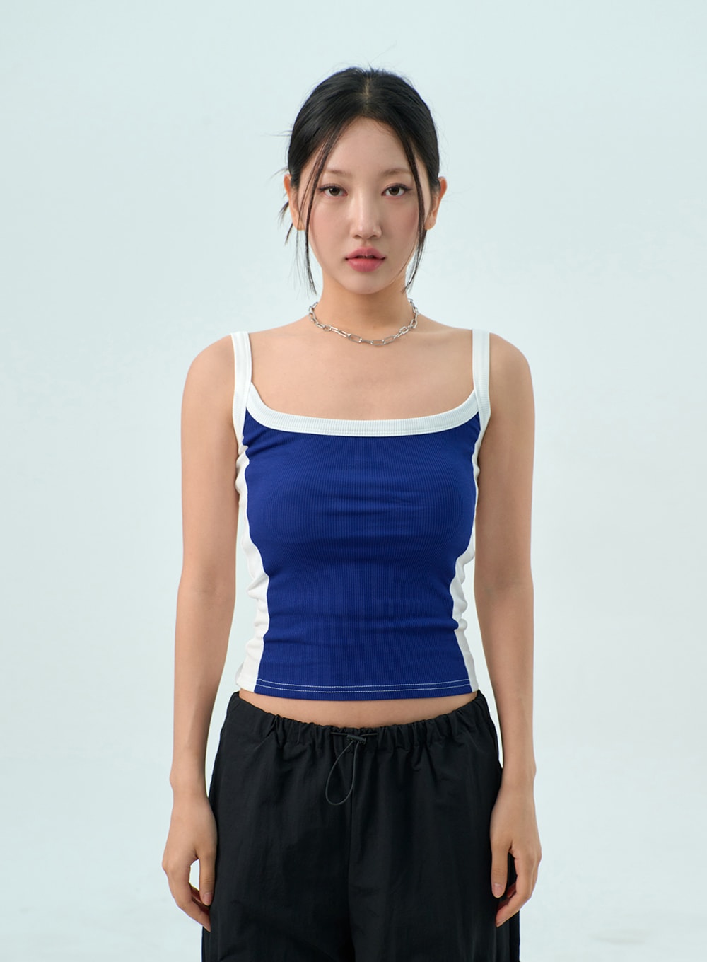 Two Color Knit Top CY325