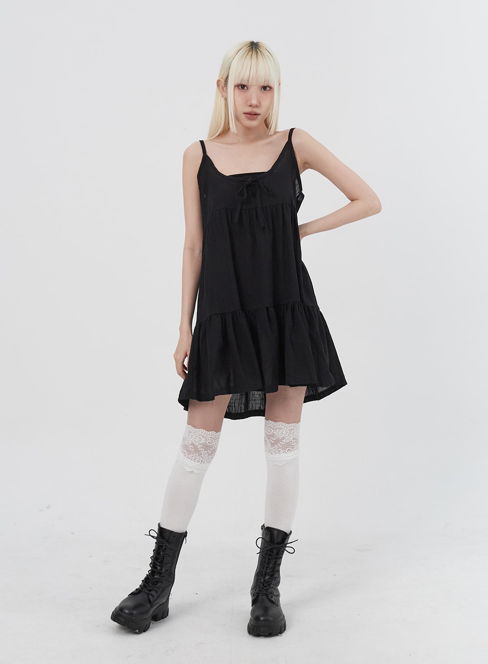 Tiered Mini Dress IU312