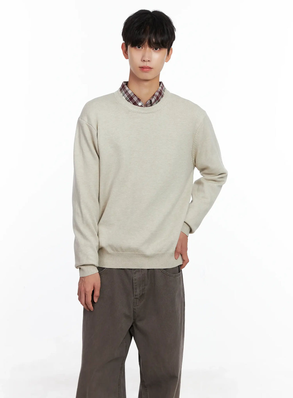 Men's Classic Crewneck Sweater IS519