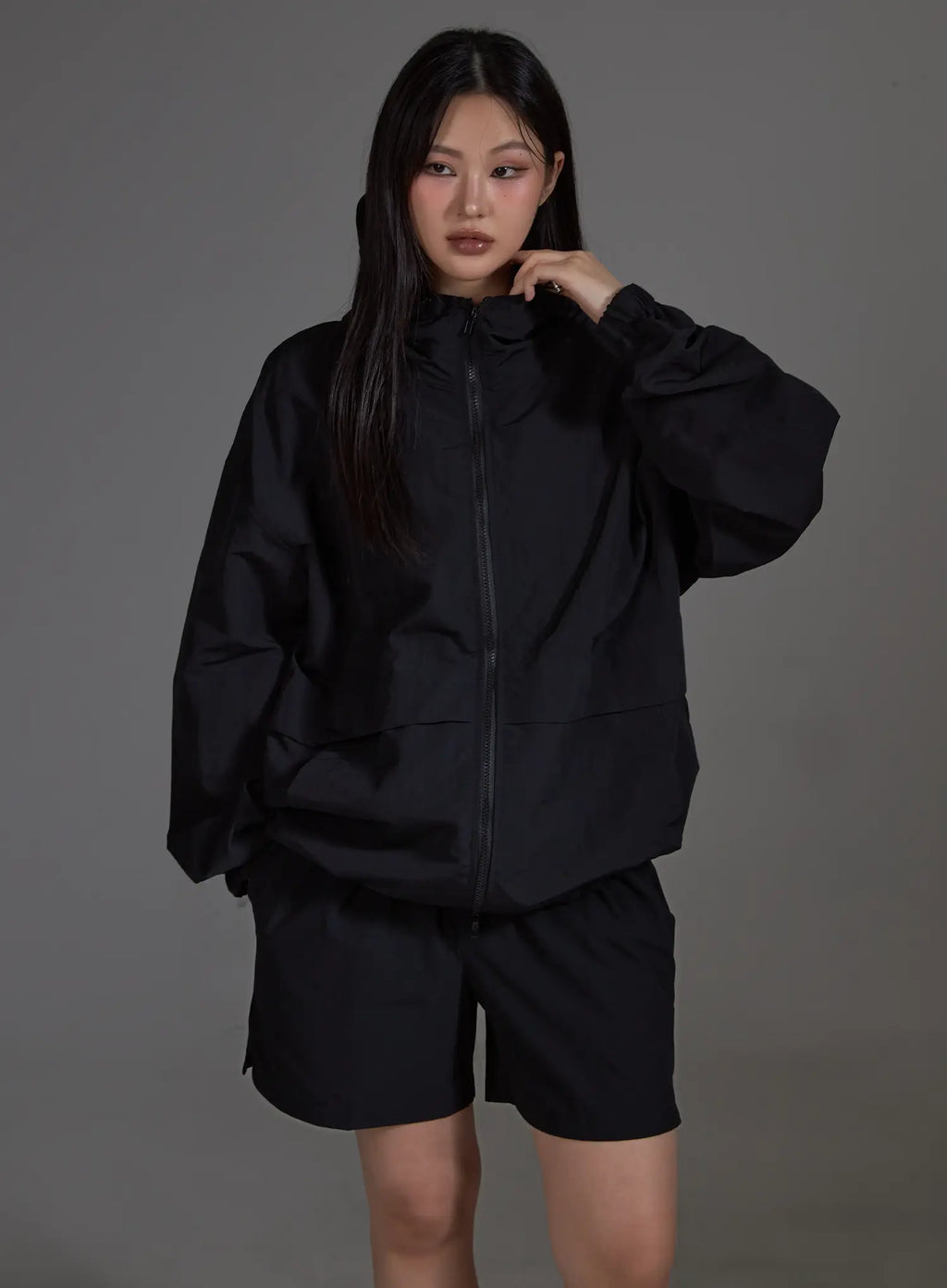 Lightweight String Windbreaker IO517