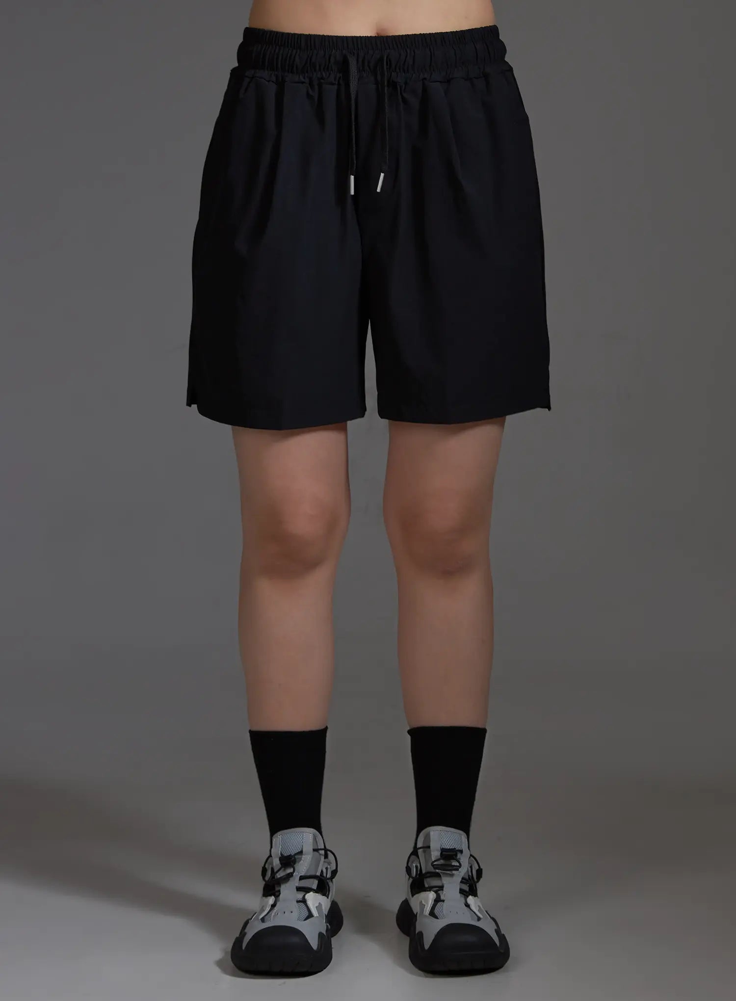 Stretch Running Shorts (Black) IO517