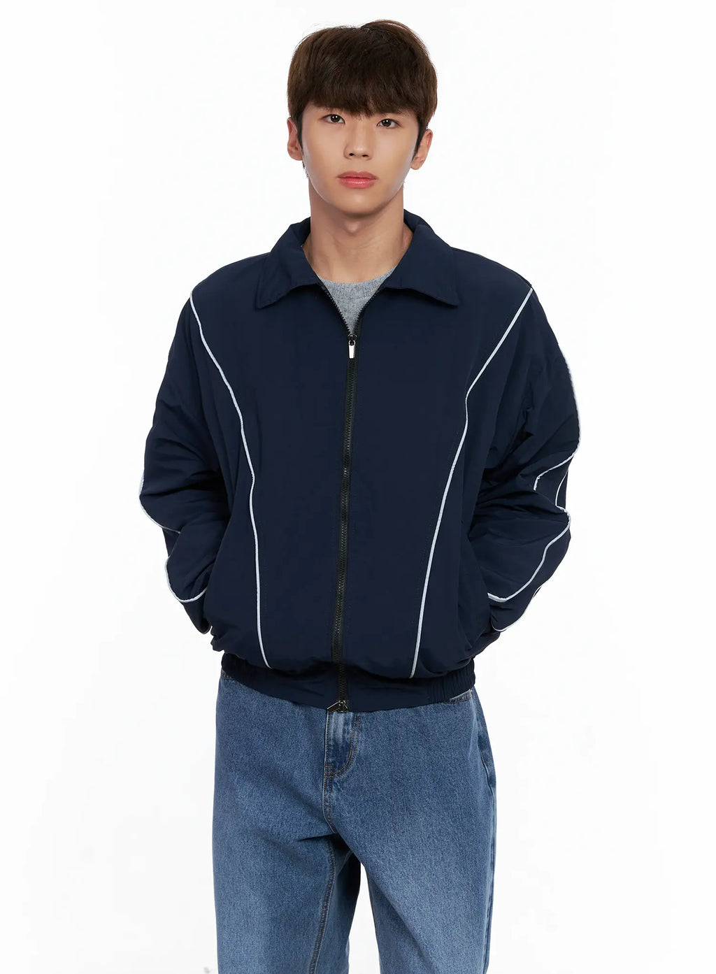 Men's Contrast Track Jacket IO506