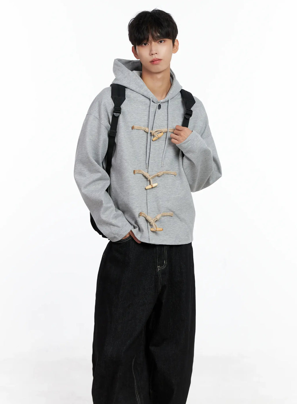 Men's Toggle Hoodie Jacket IS519