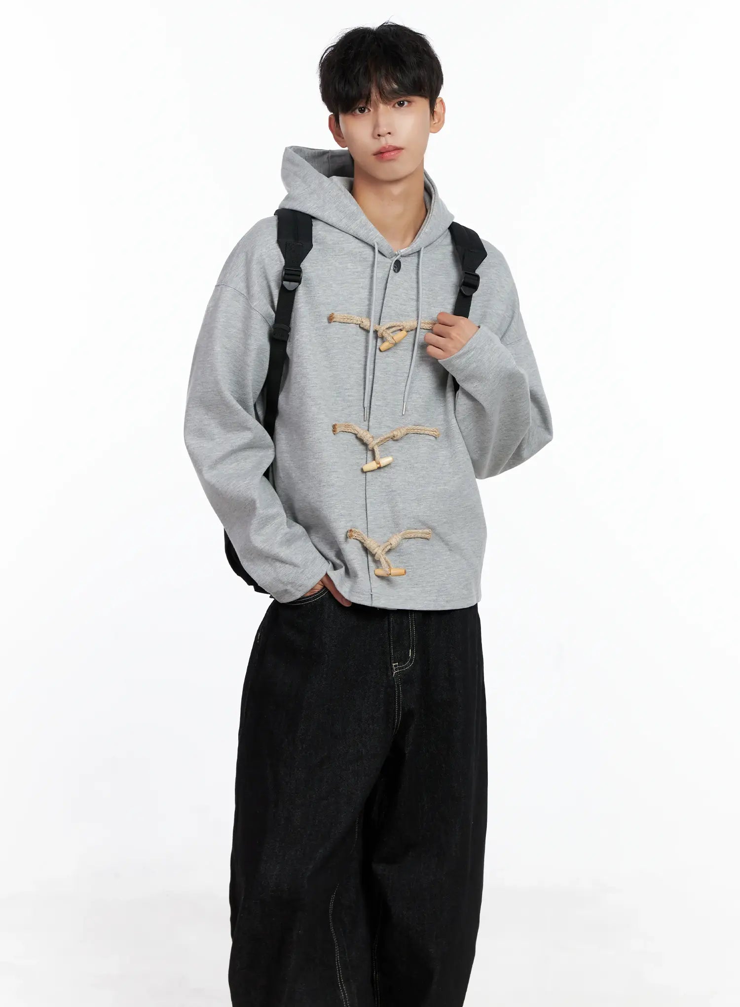 Men's Toggle Hoodie Jacket IS519
