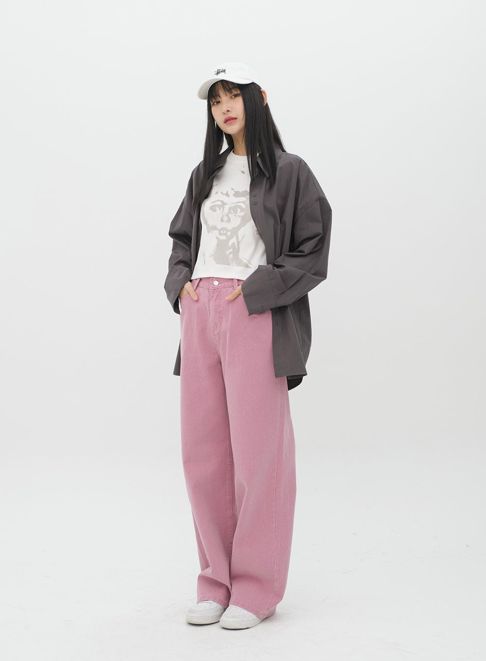 Maxi Shirt with Waist Strap J21