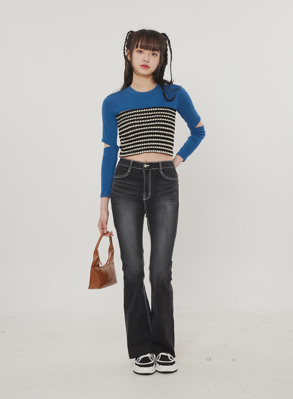 Black Bootcut Jeans BF309