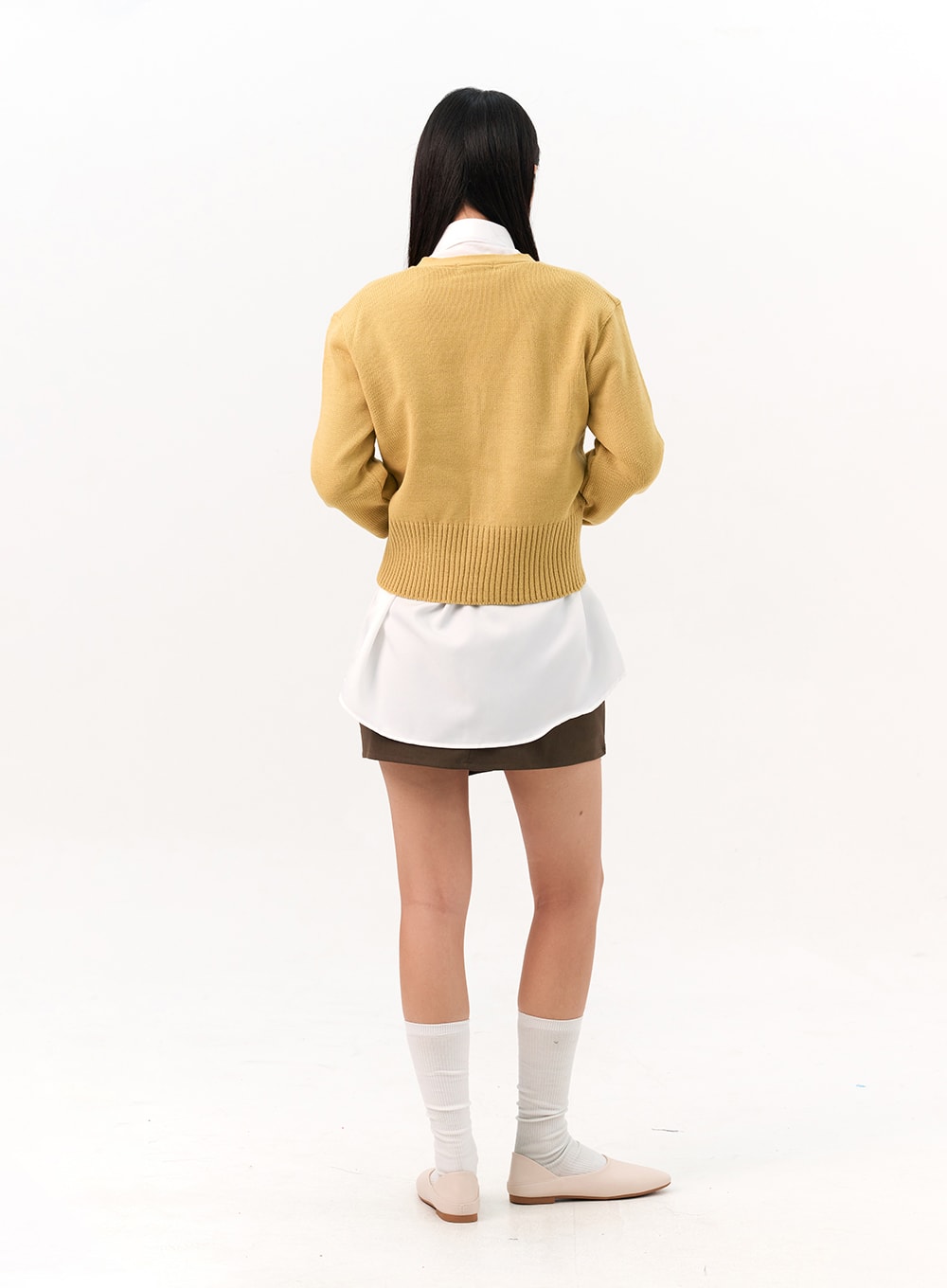 V-Neck Buttoned Cardigan IO317