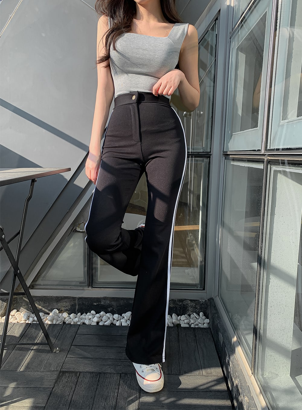 Essential Square Neck Cami Sleeveless Top IM12