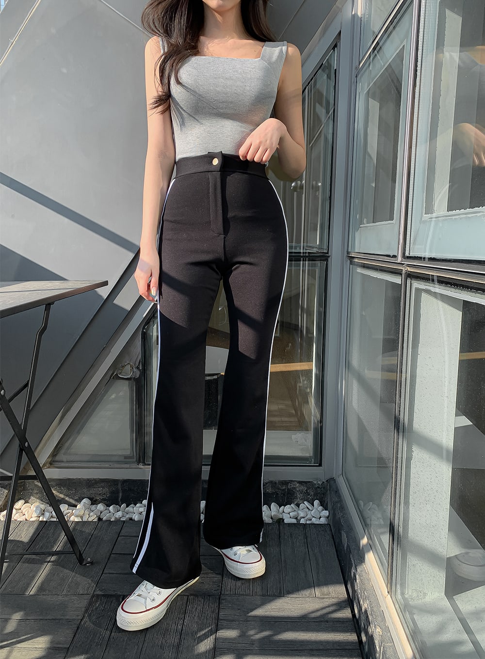 Essential Square Neck Cami Sleeveless Top IM12