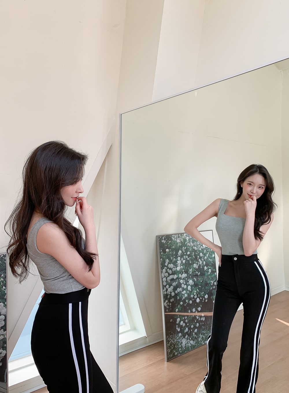 Essential Square Neck Cami Sleeveless Top IM12