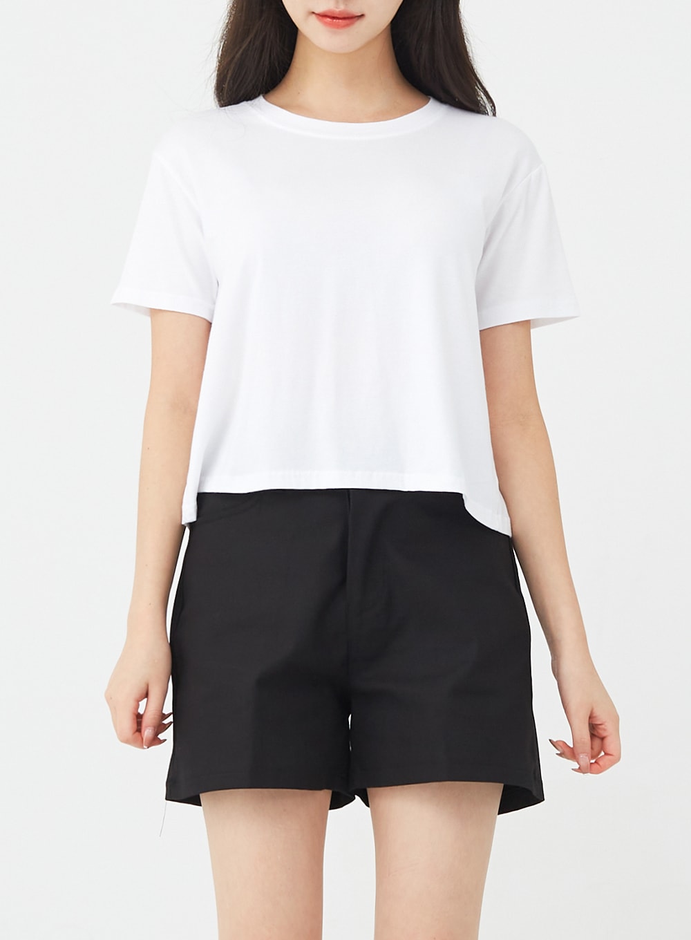 Back Slit Short Sleeve Tee BG11