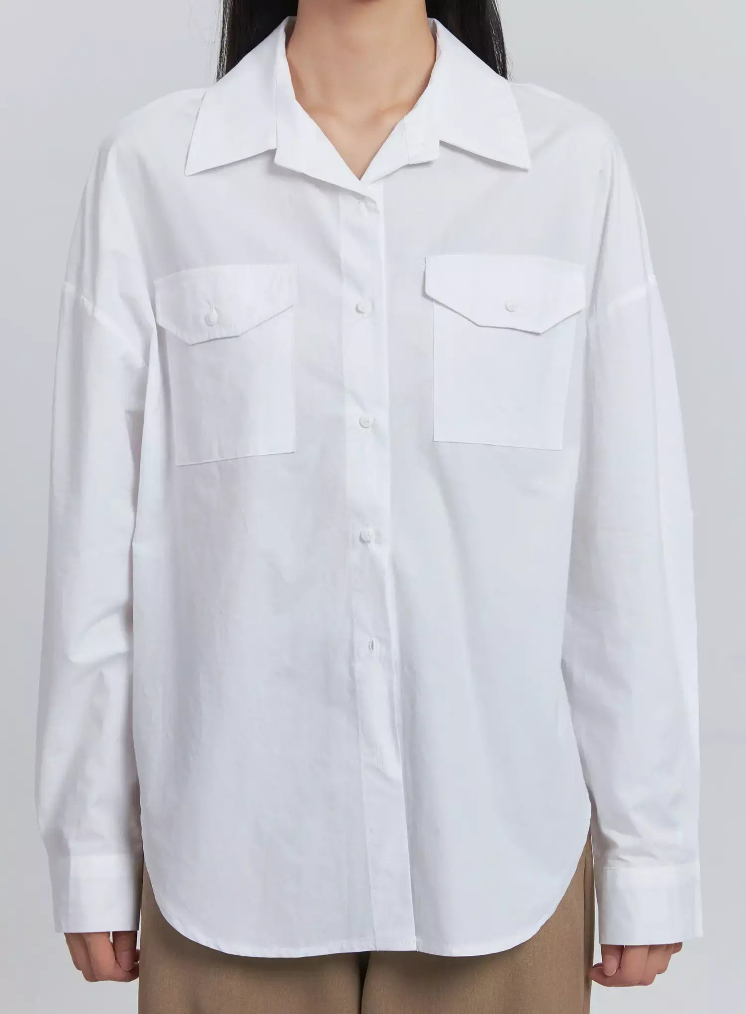 Collared Button-Up Shirt IU512