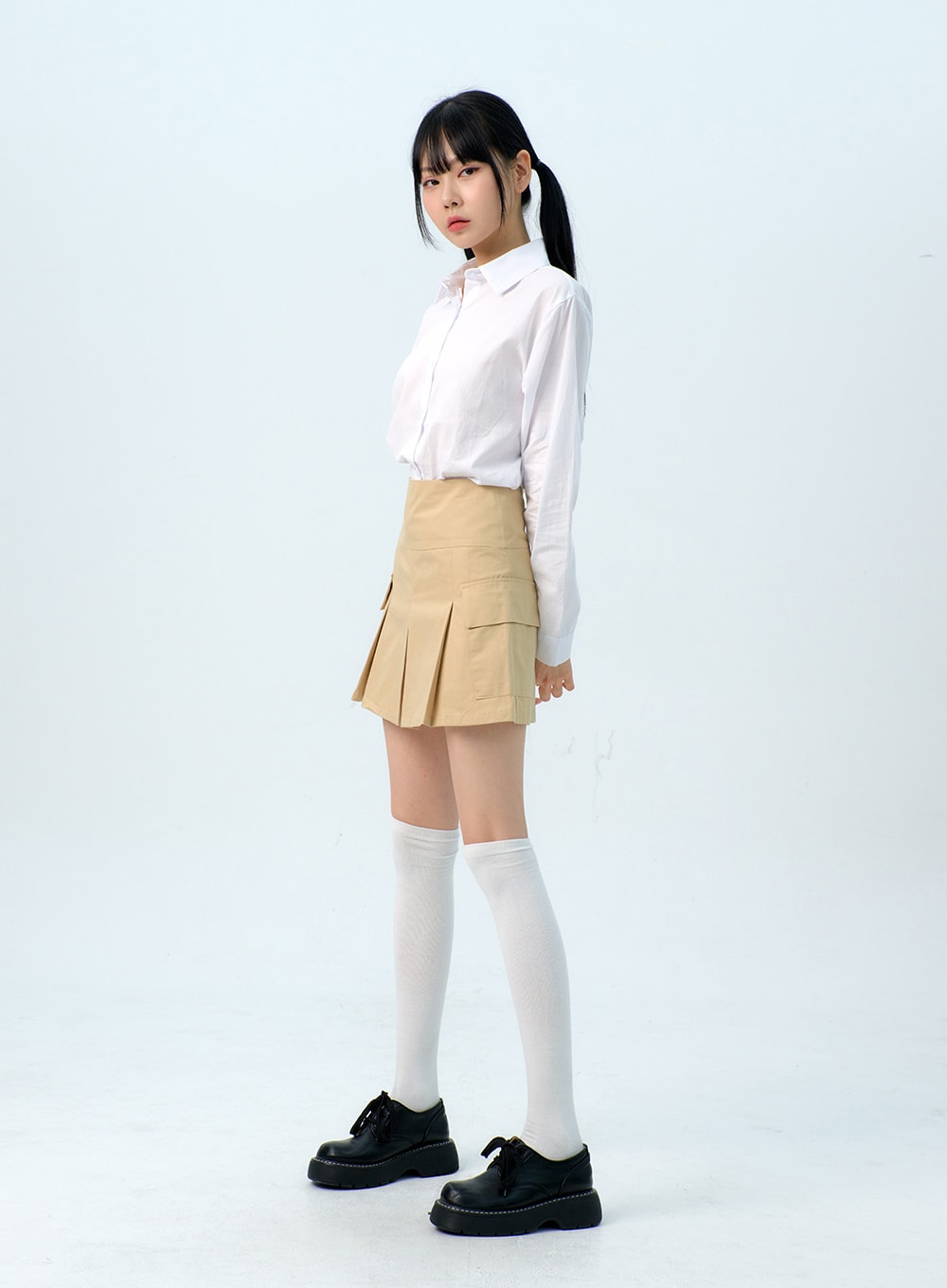 Solid Button Down Shirt IG312