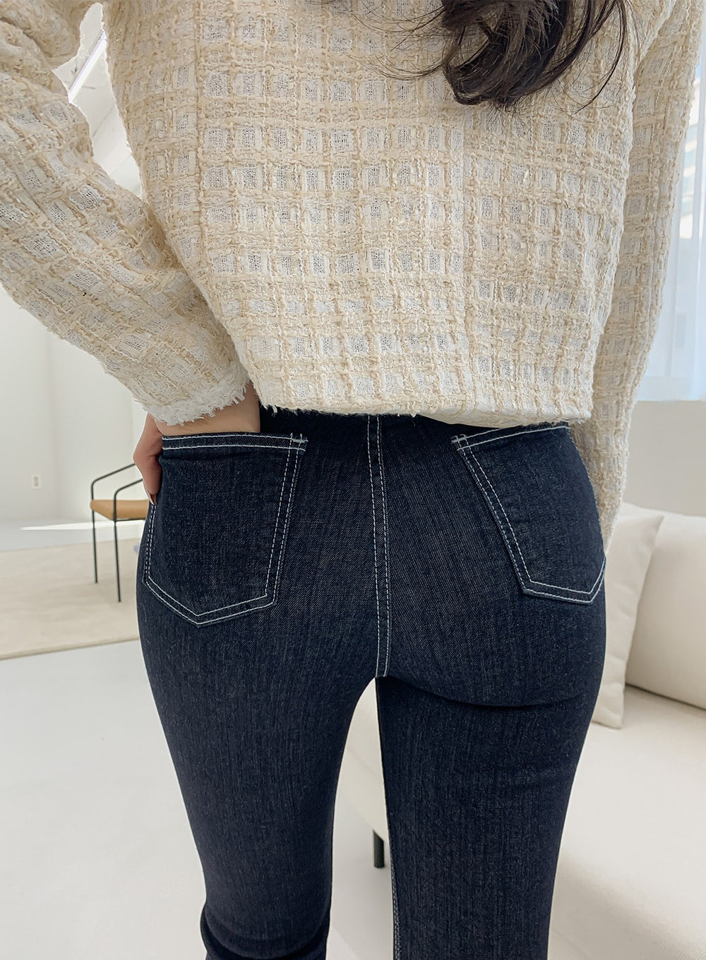 High Waist Bootcut Jeans IM12