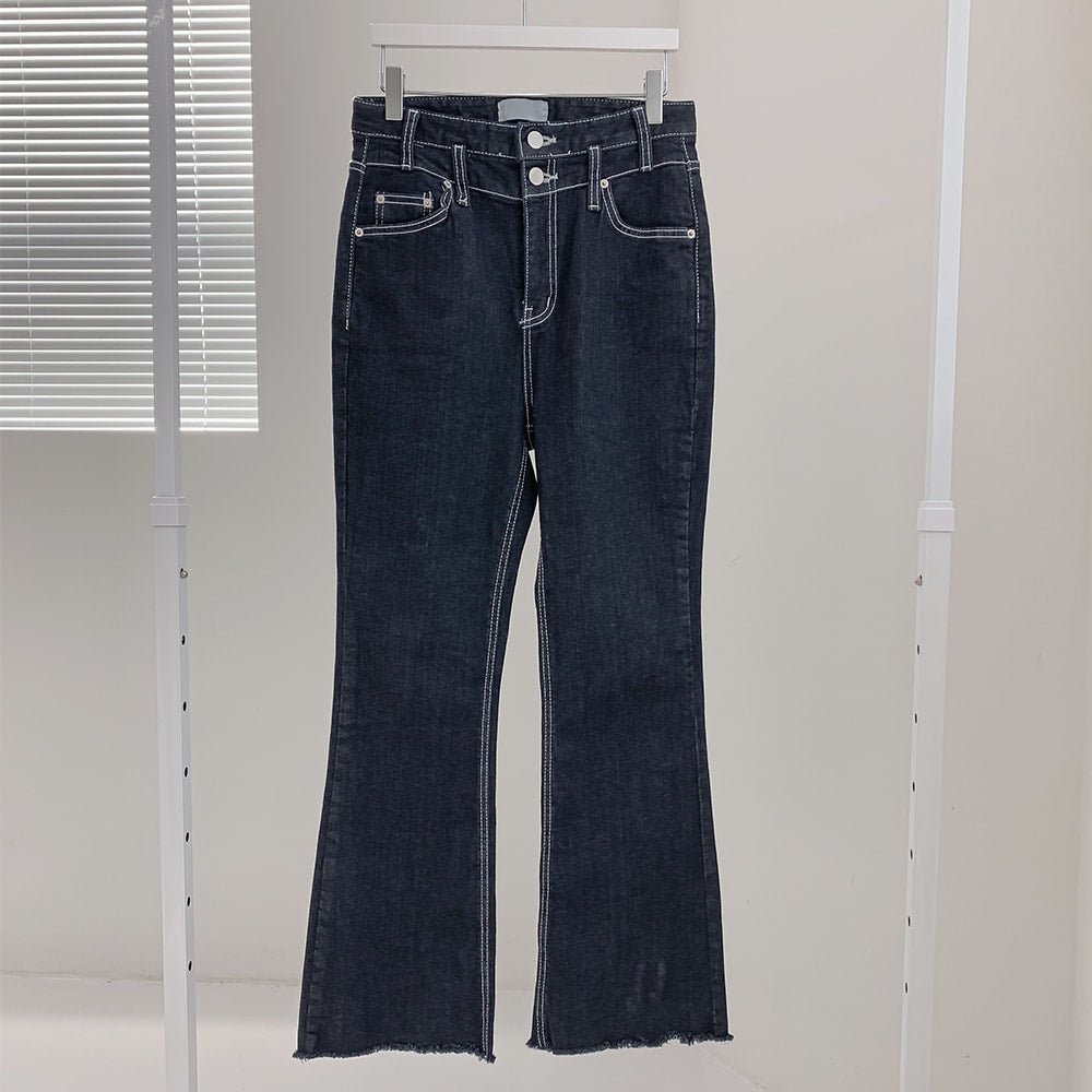 High Waist Bootcut Jeans IM12