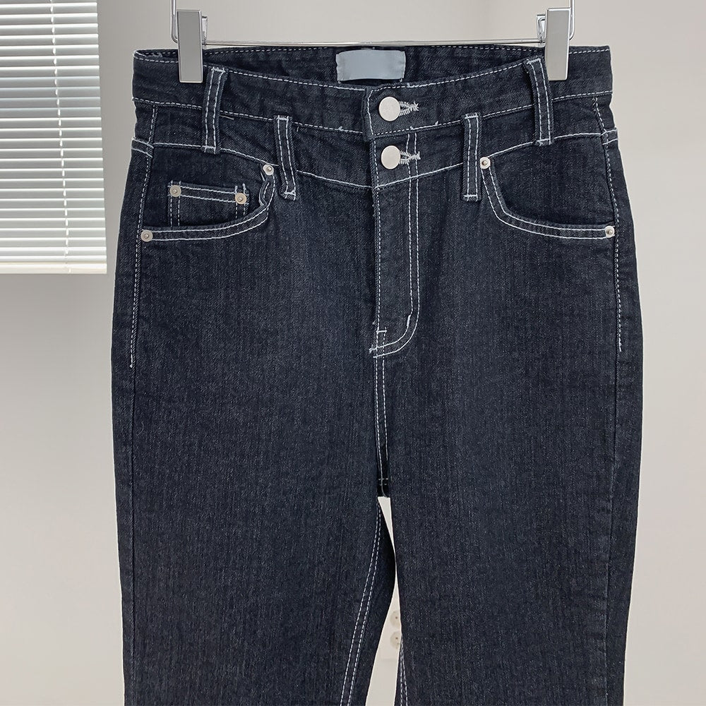 High Waist Bootcut Jeans IM12