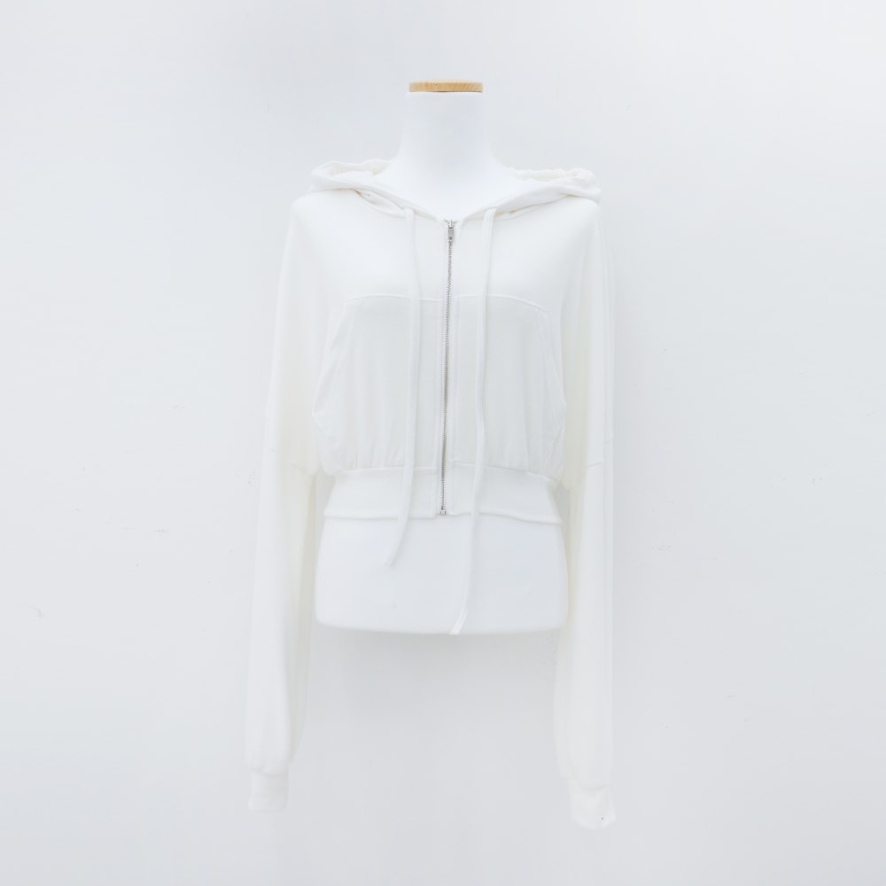 Cropped Zip Up Hoodie IM12