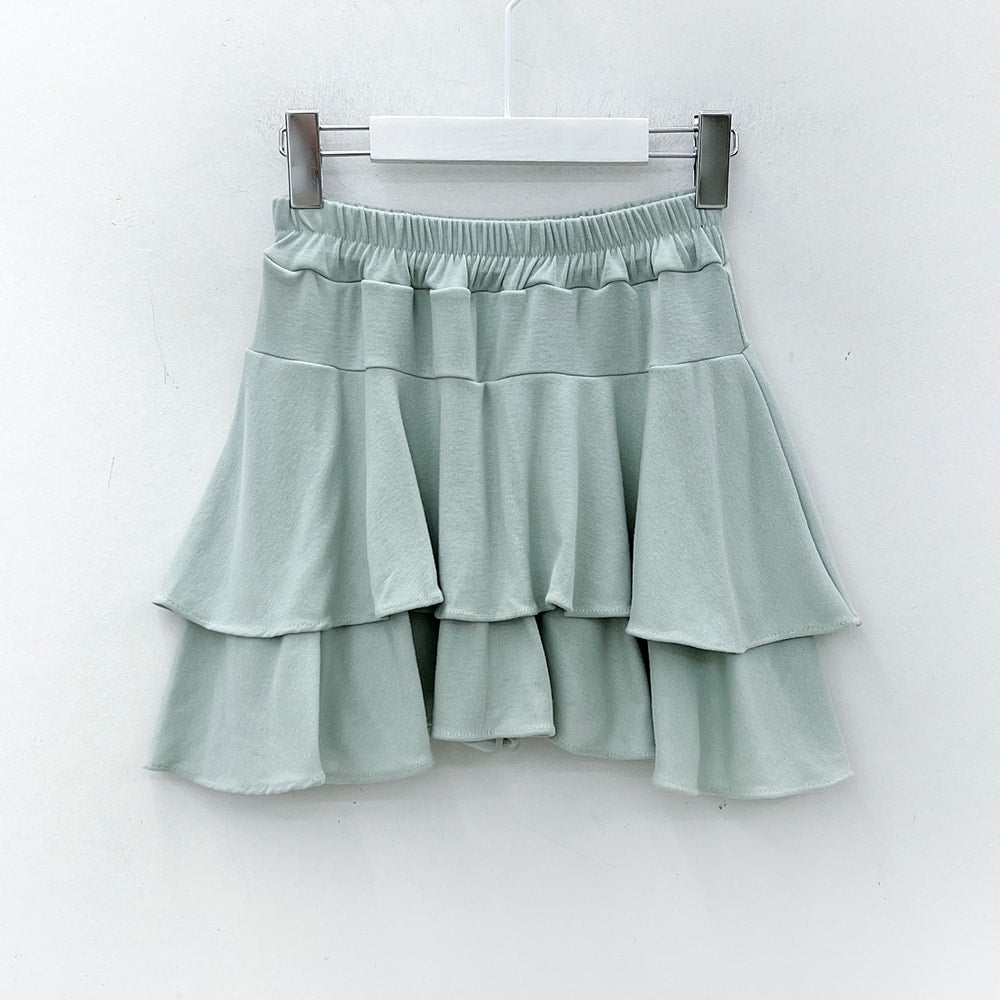 Pleated Mini Skirt with Elastic Waist IM12