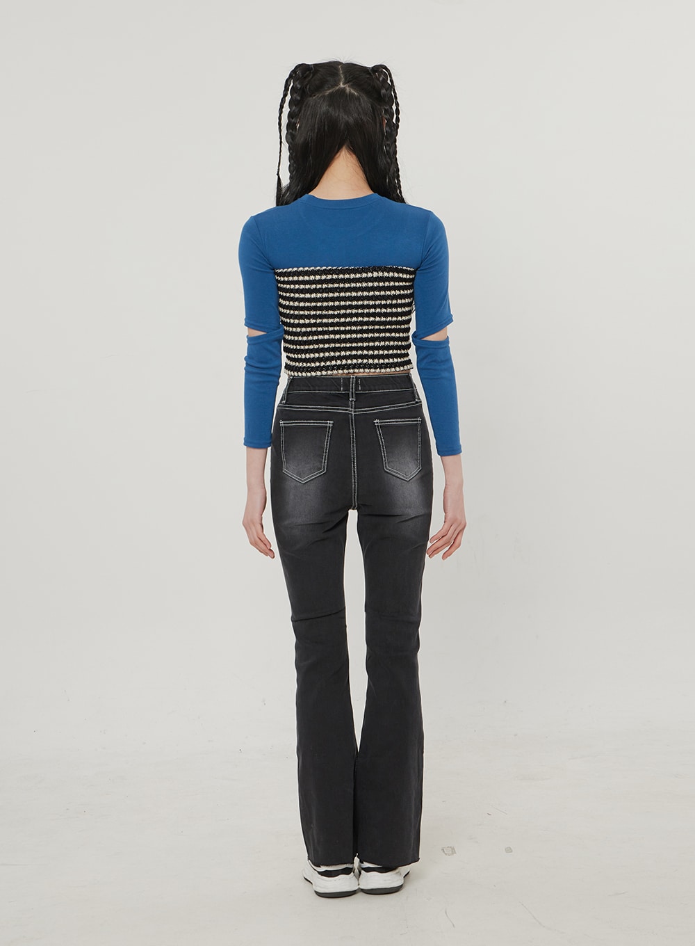 Black Bootcut Jeans BF309