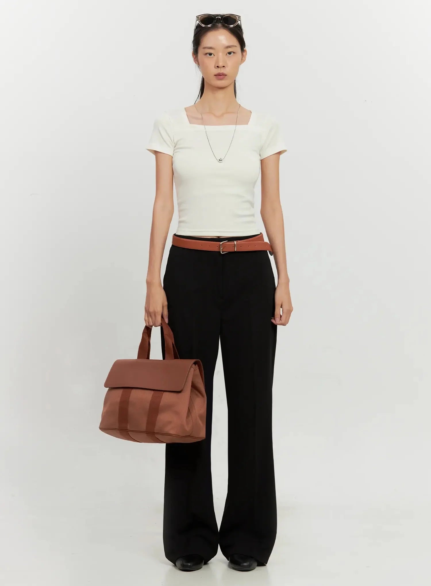 High-Waist Flare Trousers IL528