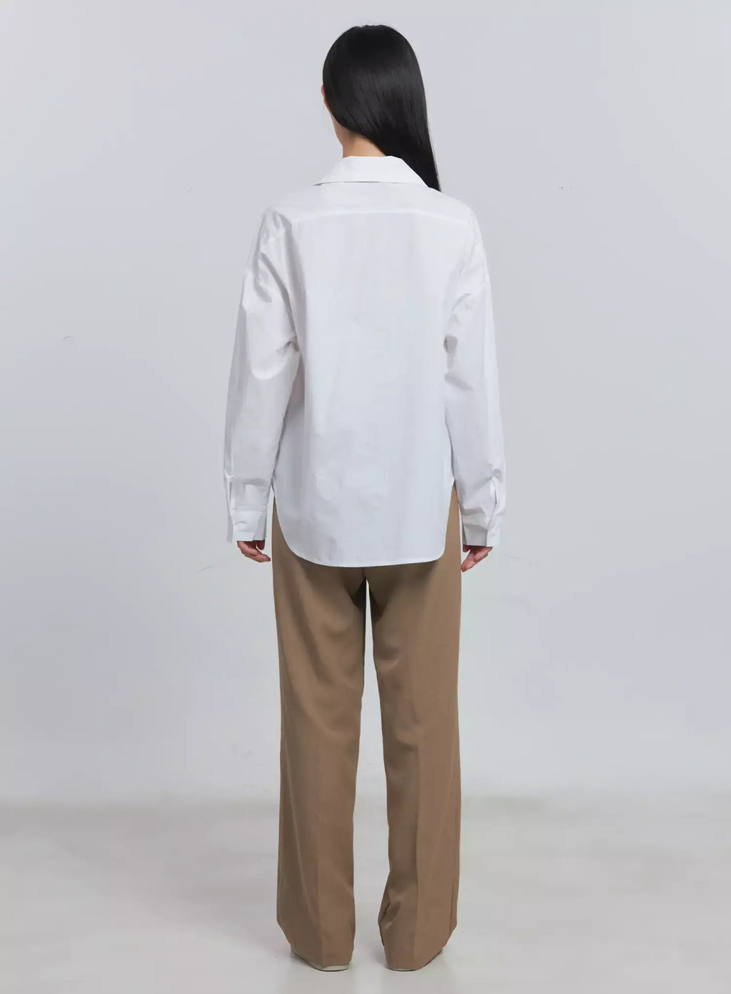 Collared Button-Up Shirt IU512