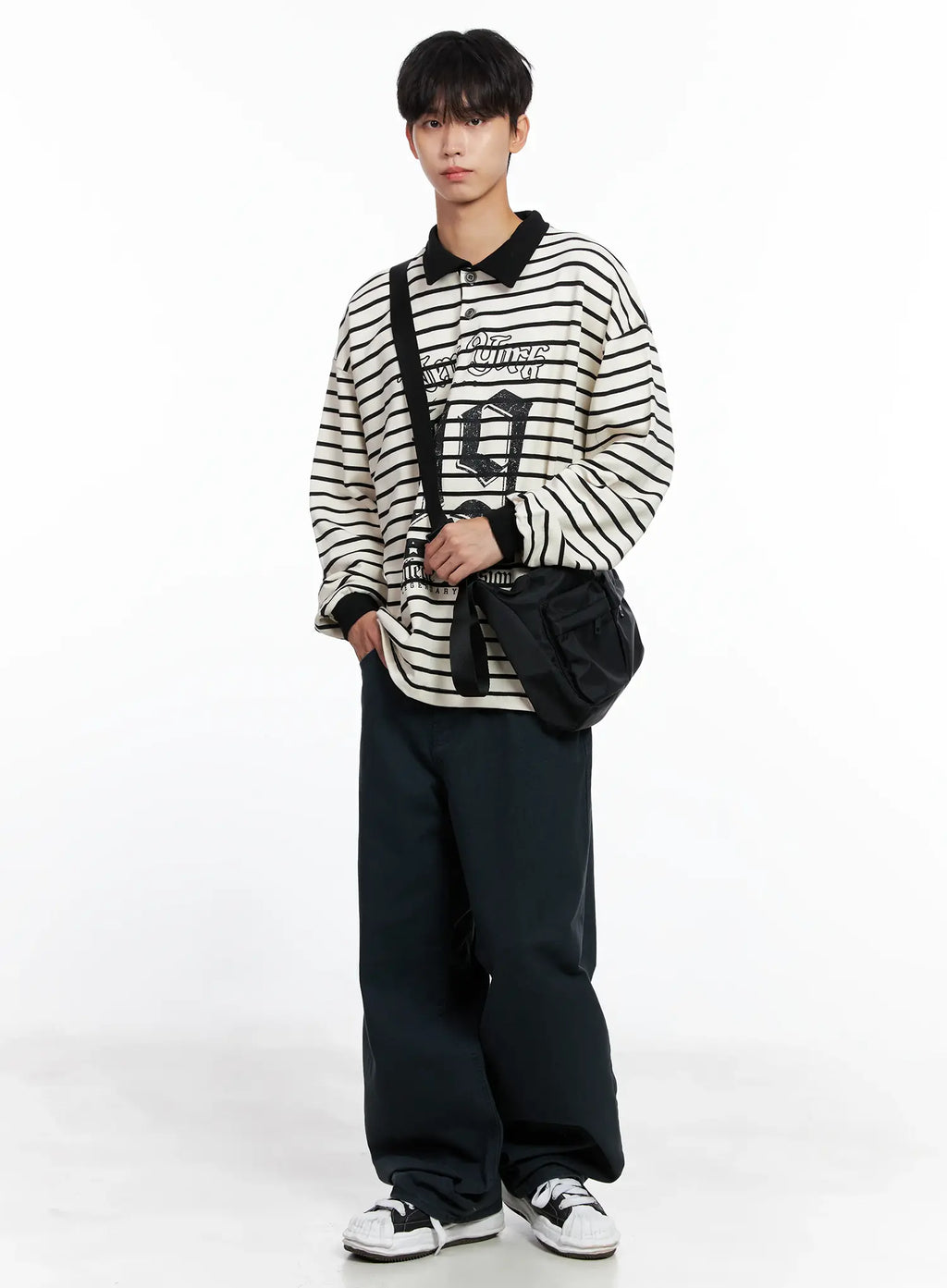 Men's Wide Cotton Pants IS519