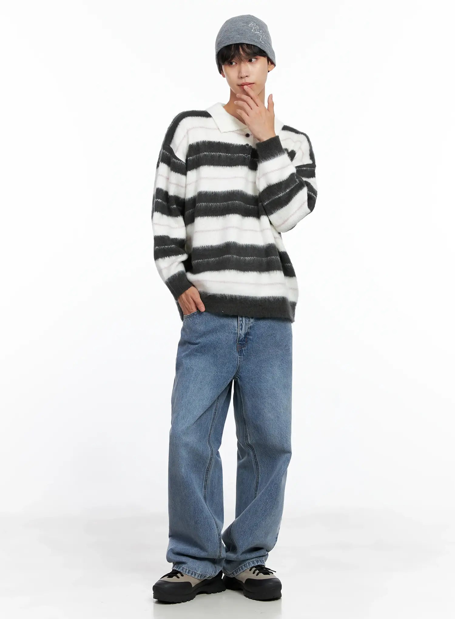 Men's Casual Relaxed Fit Jeans IS519