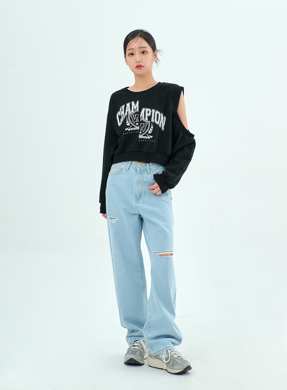 Ripped Basic Jeans BA328