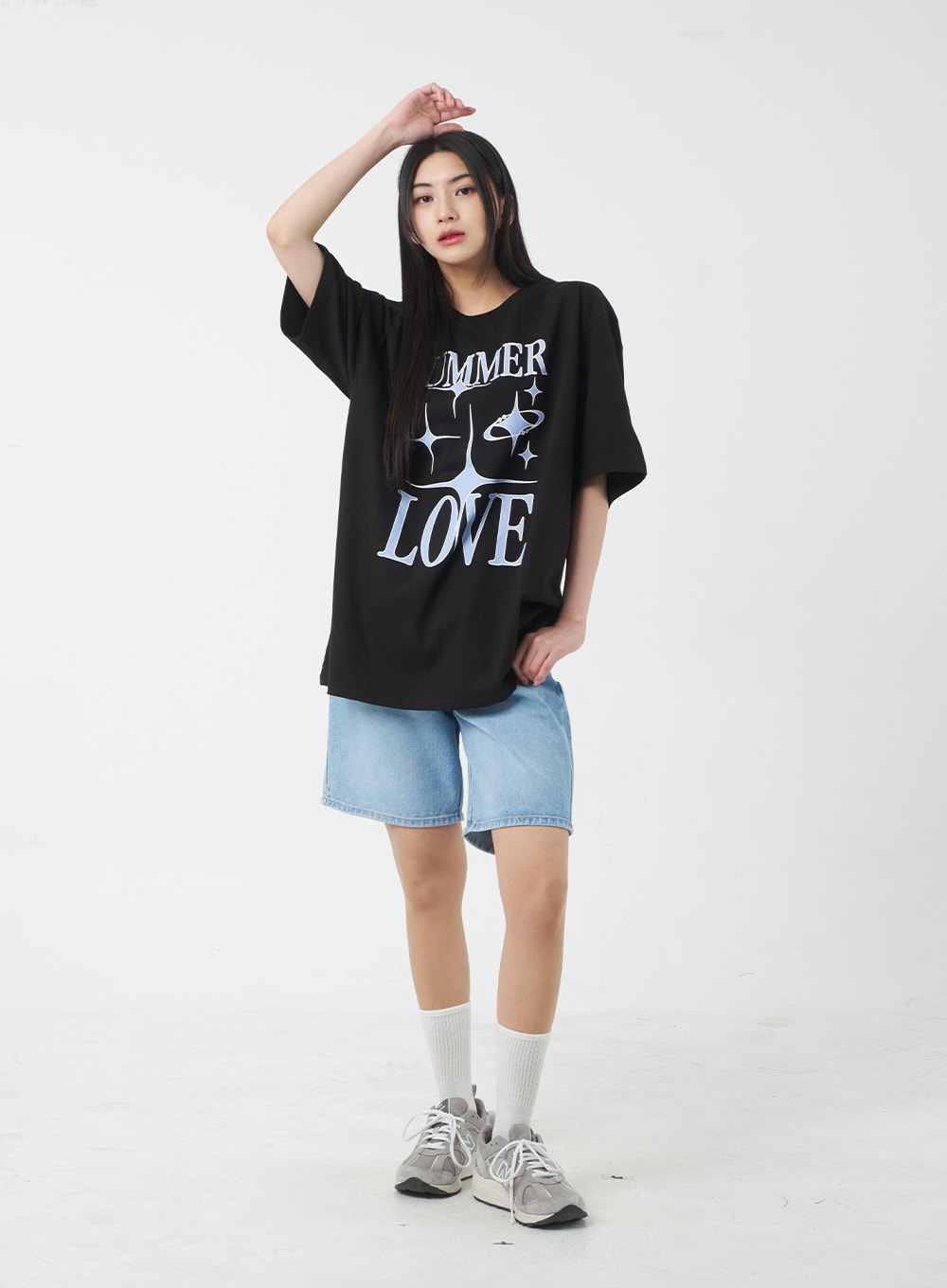 Denim Bermuda Shorts BY311