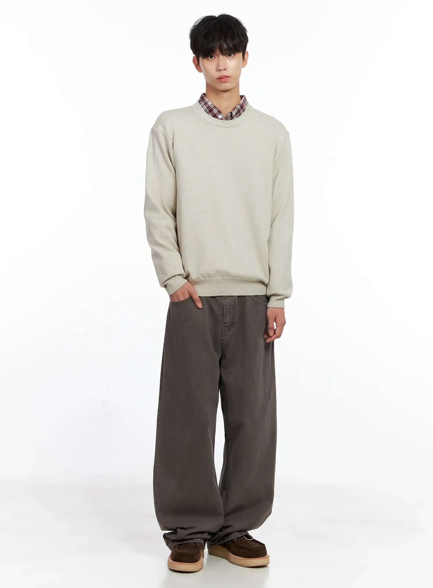 Men's Classic Crewneck Sweater IS519