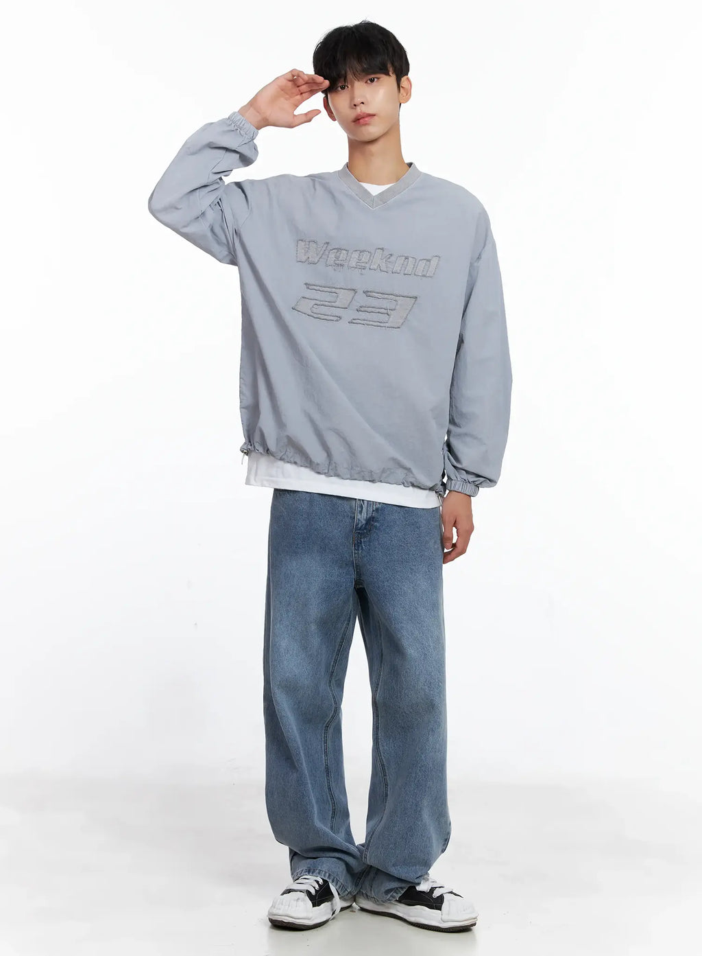 Men's Pigment Windbreaker Pullover IS519