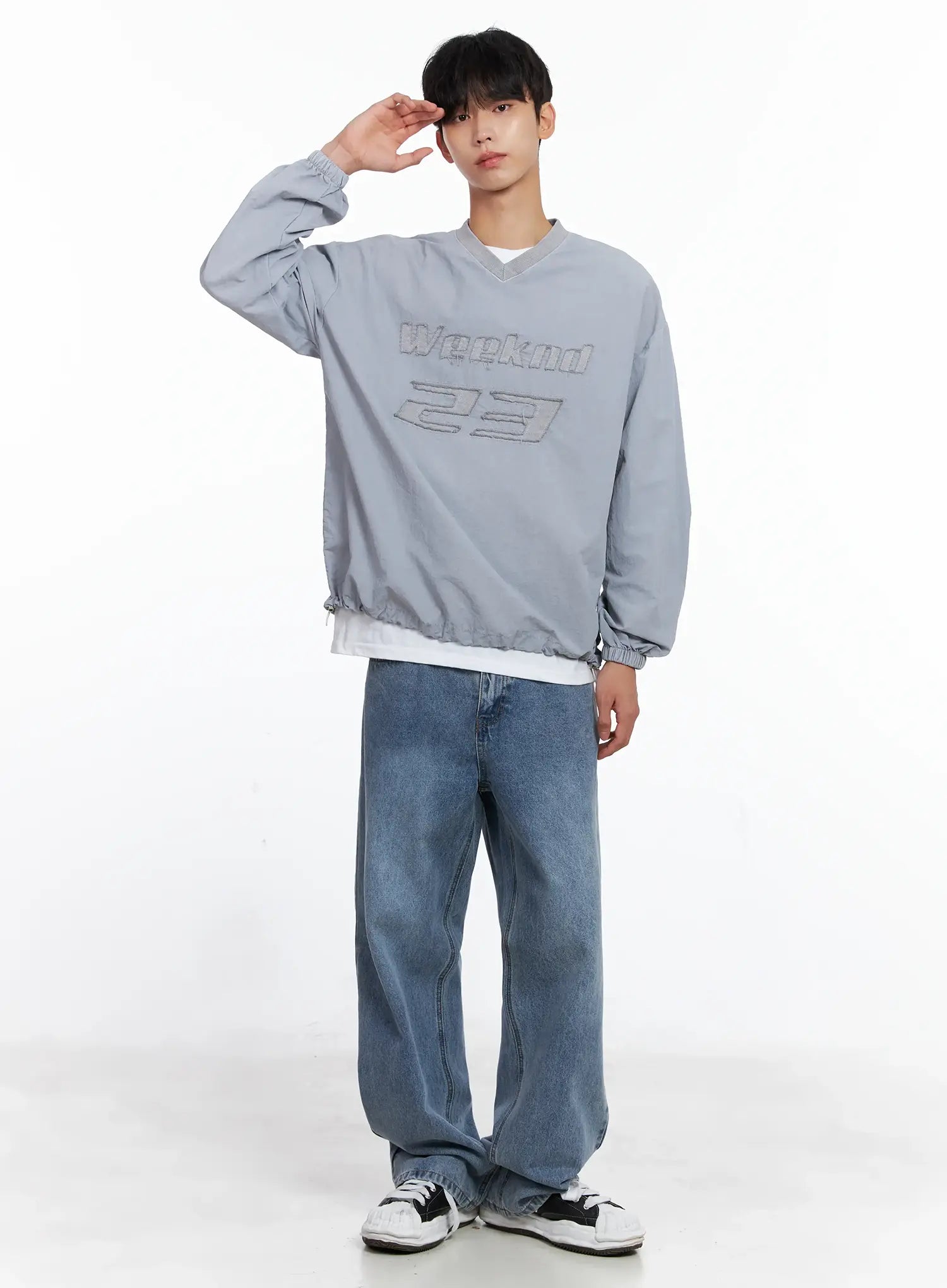 Men's Pigment Windbreaker Pullover IS519