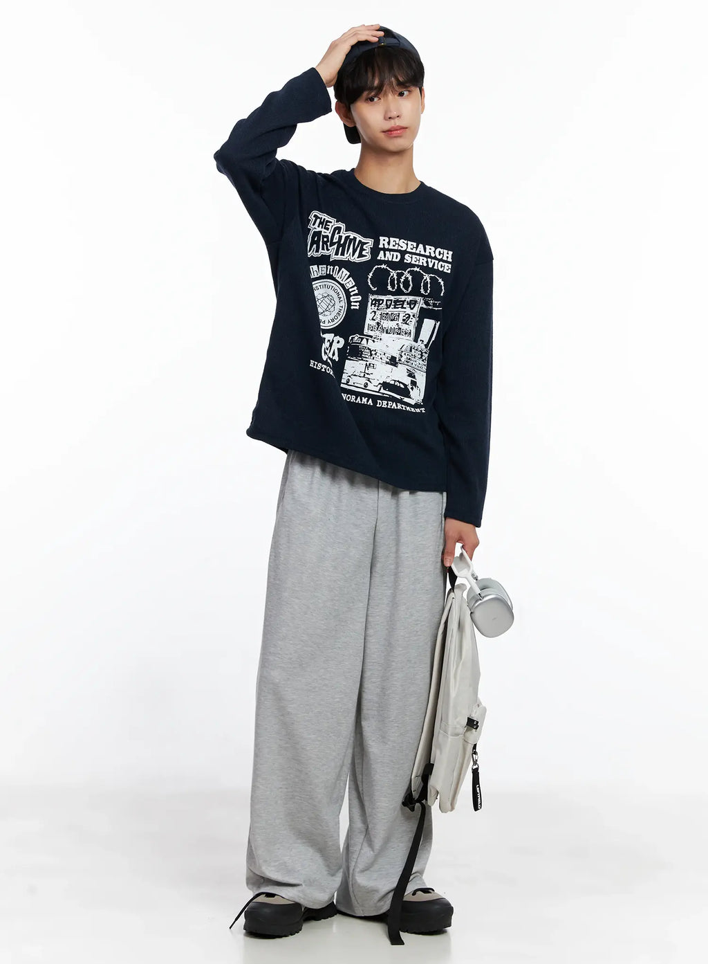 Men's Wide-Leg Sweatpants IS519