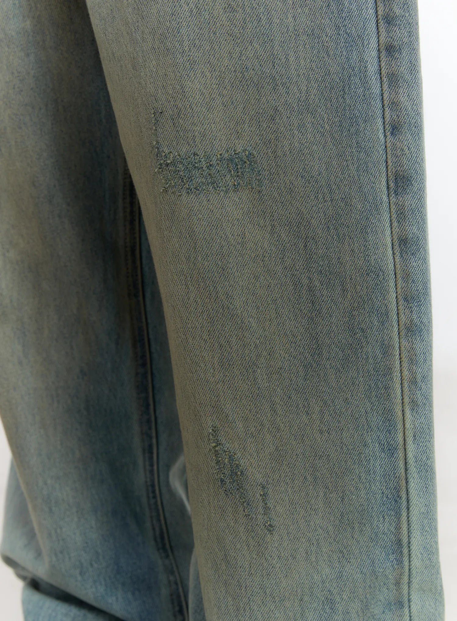 Men's Vintage Wash Wide Fit Jeans IS529