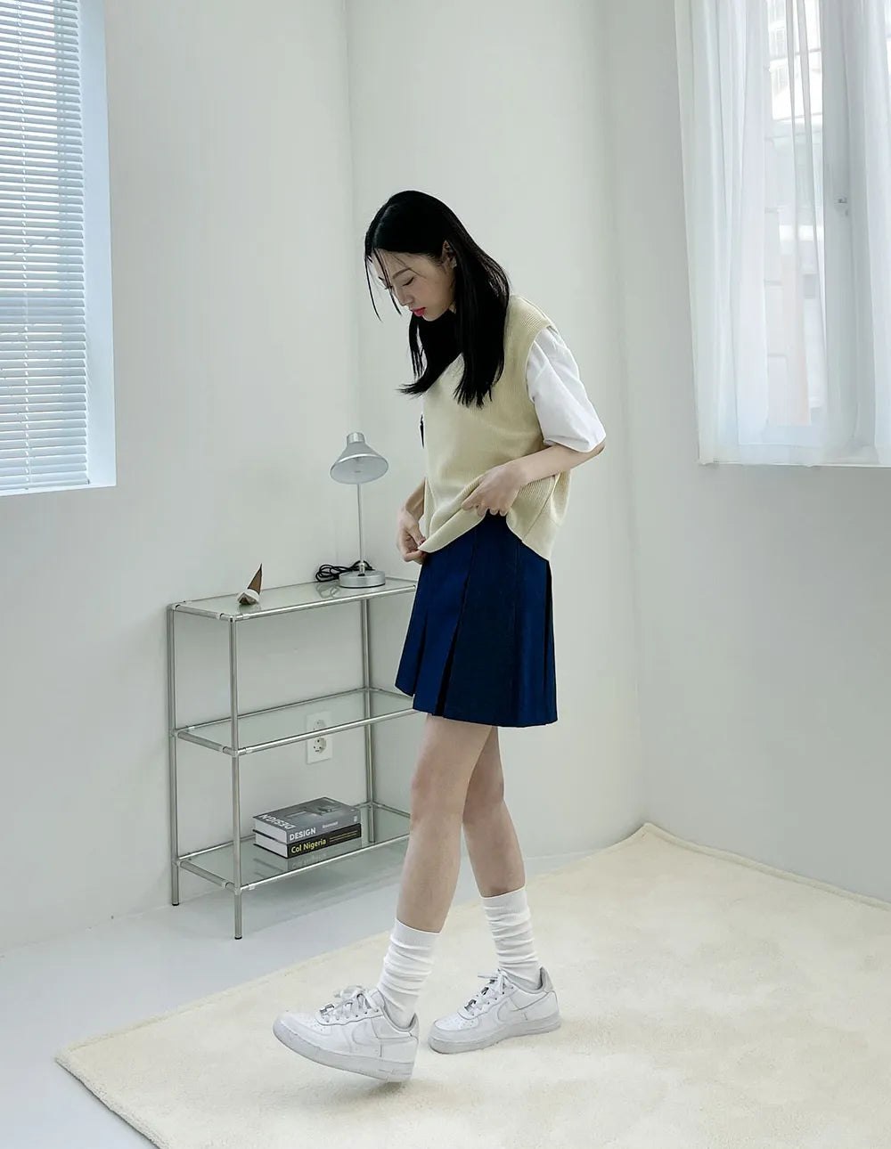 Ribbed Knee Socks MM1