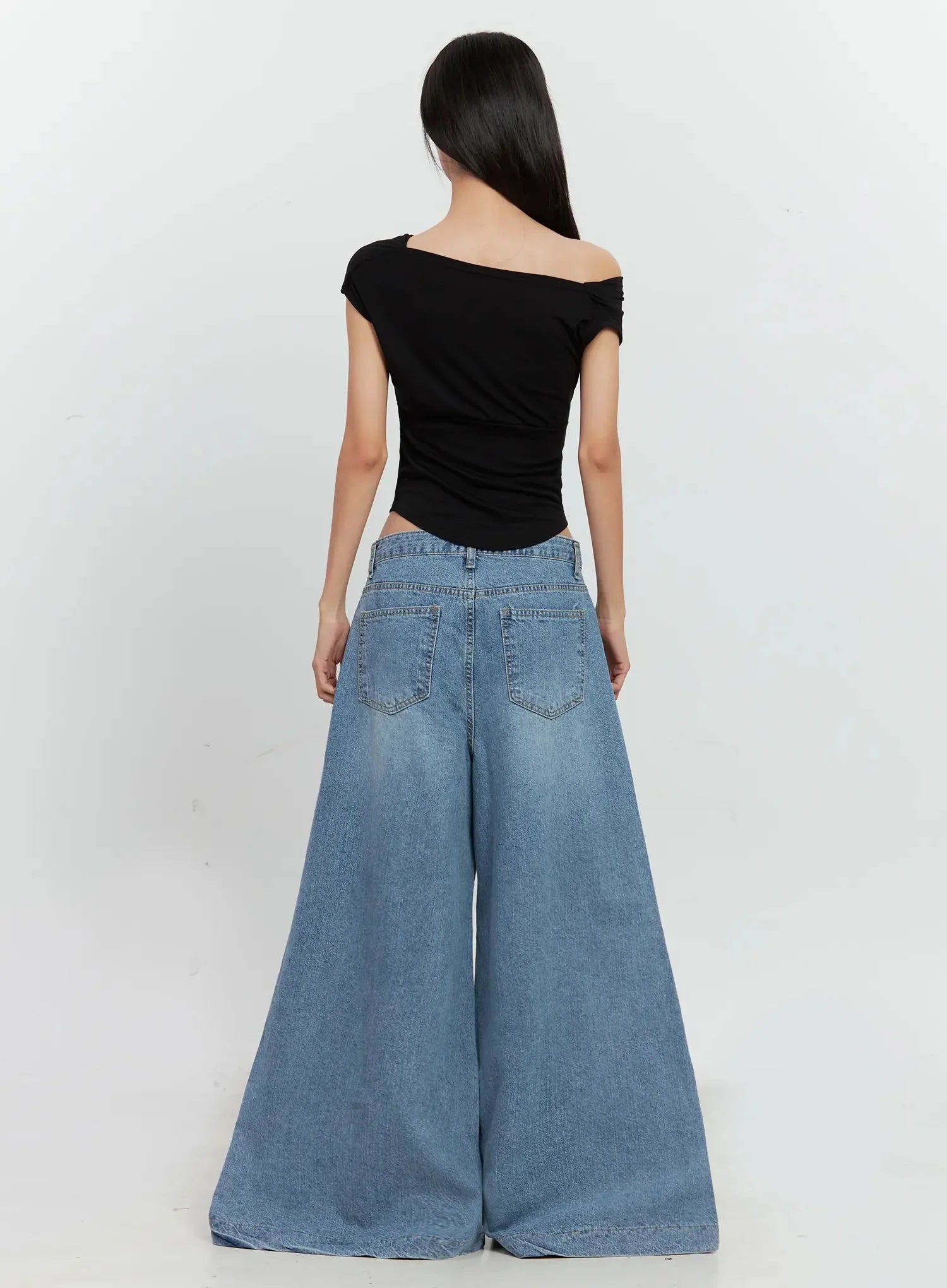 Off-Shoulder Draped Top IL528