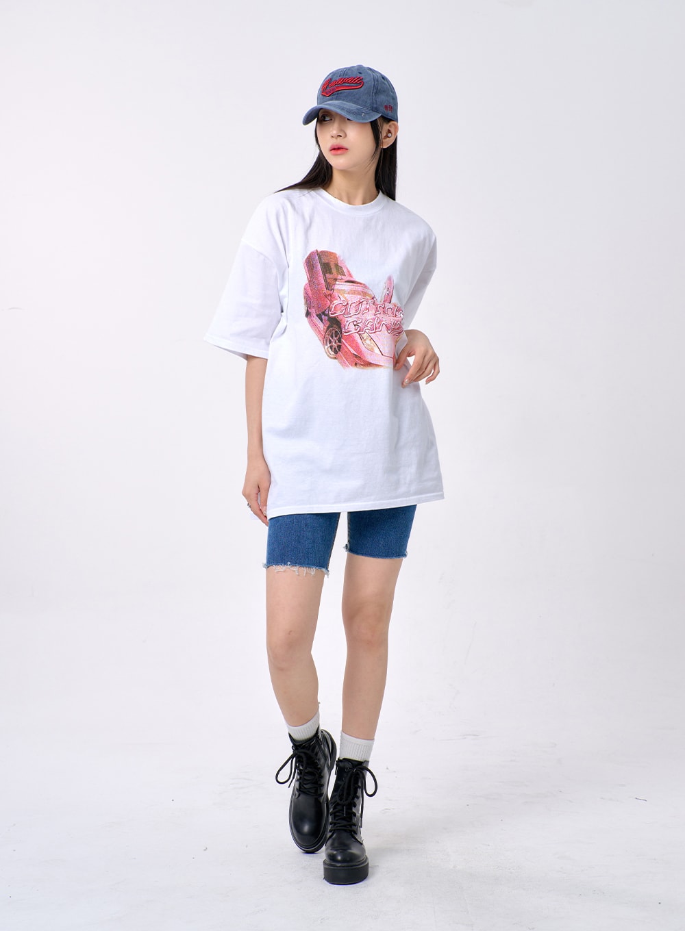 Oversized Graphic Tee BA327
