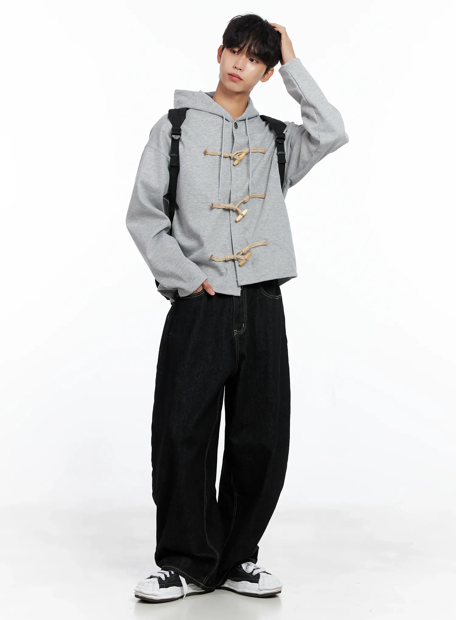 Men's Dark Denim Pocket Jeans IS519