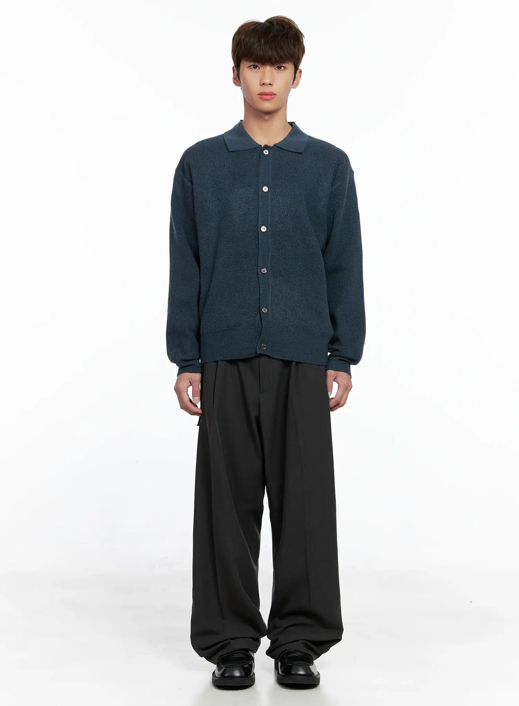 Men's Classic Button Up Knit Sweater IO506