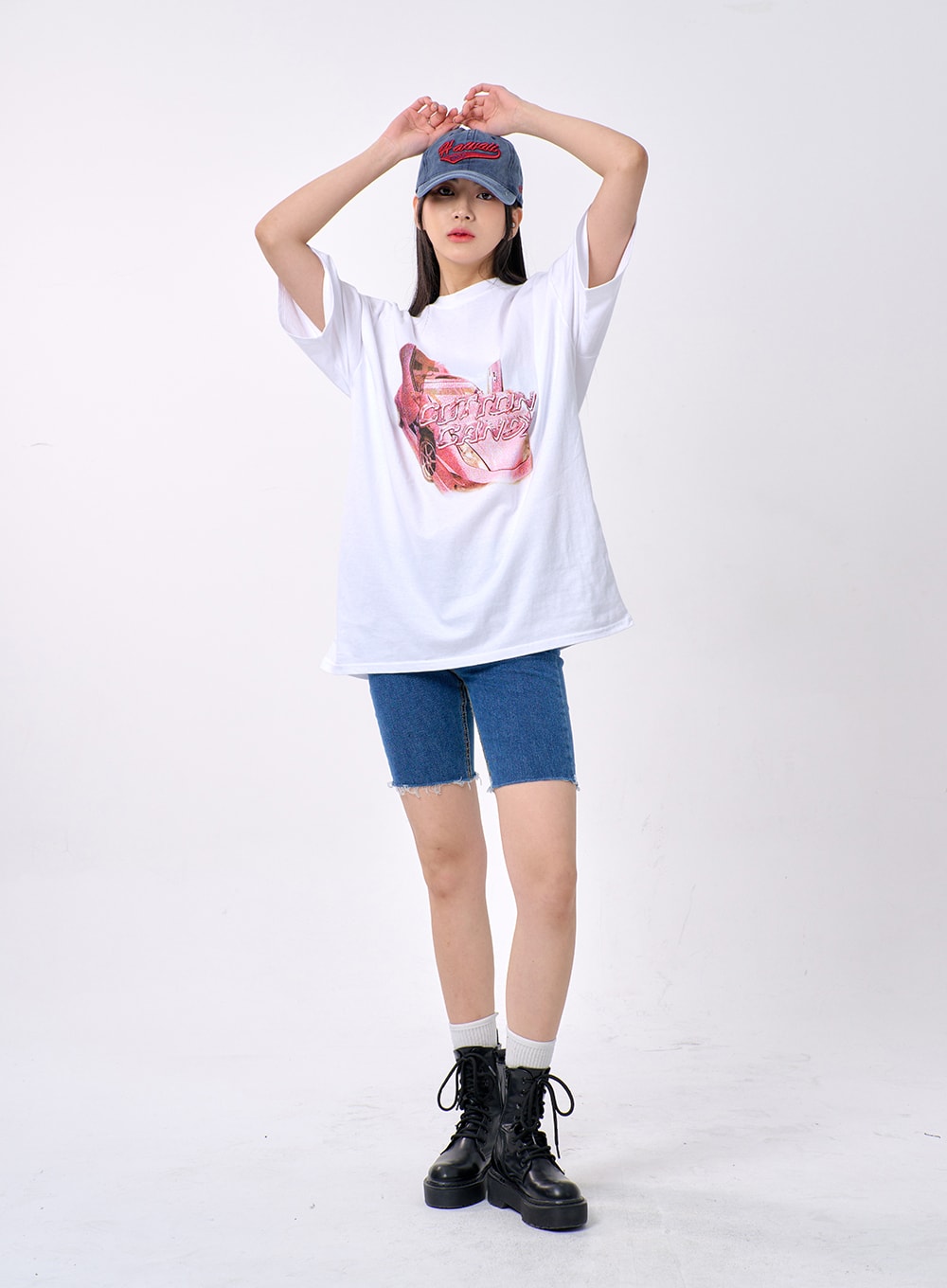 Oversized Graphic Tee BA327