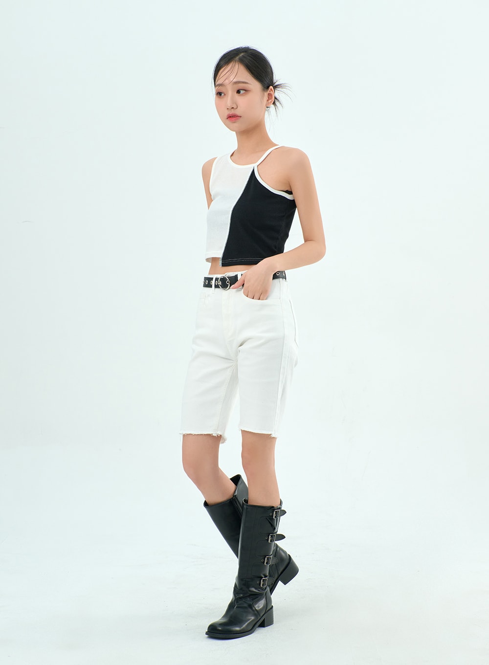 Two Color Unbalanced Top BY308