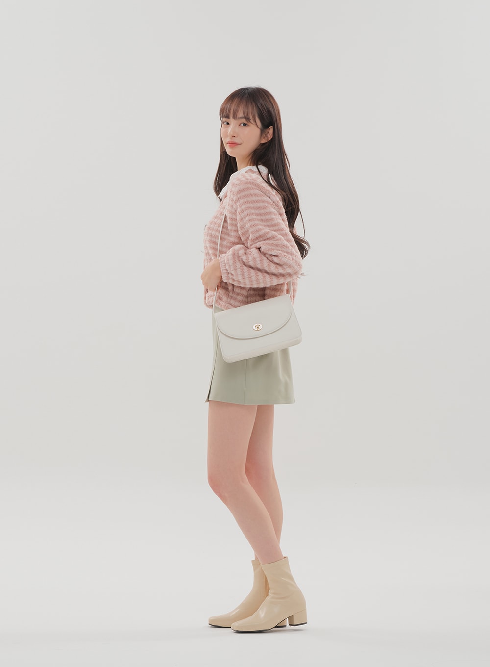 Wrap Style Mini Skirt BS-B11010502