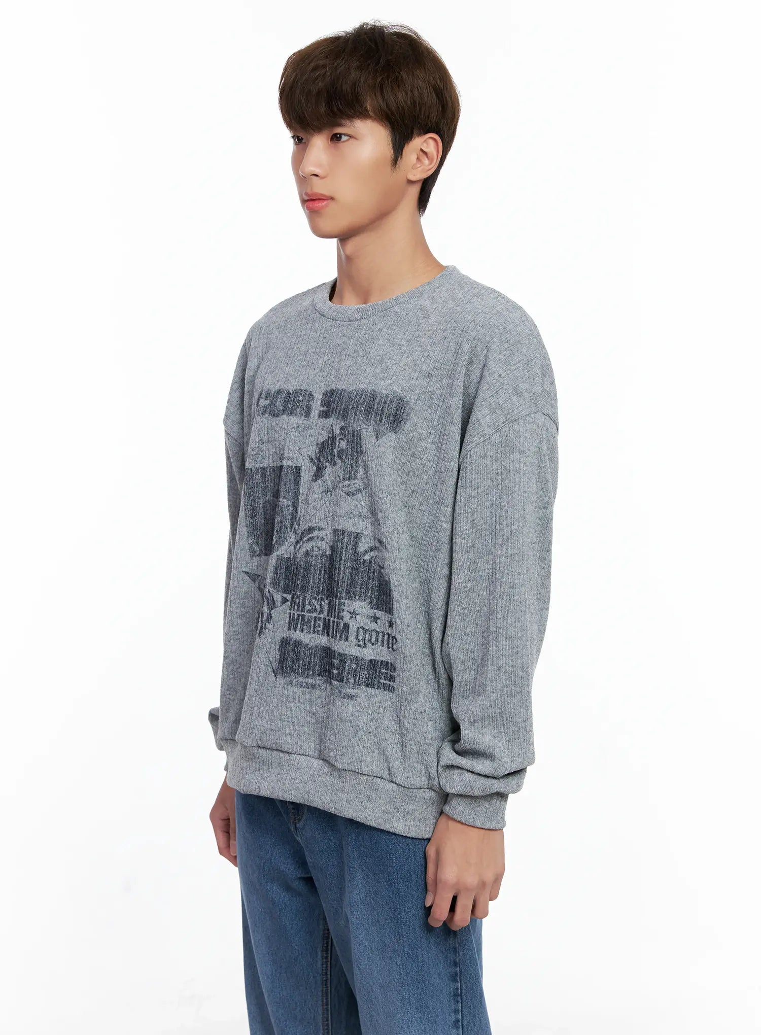 Men's Graphic Sweater IO506