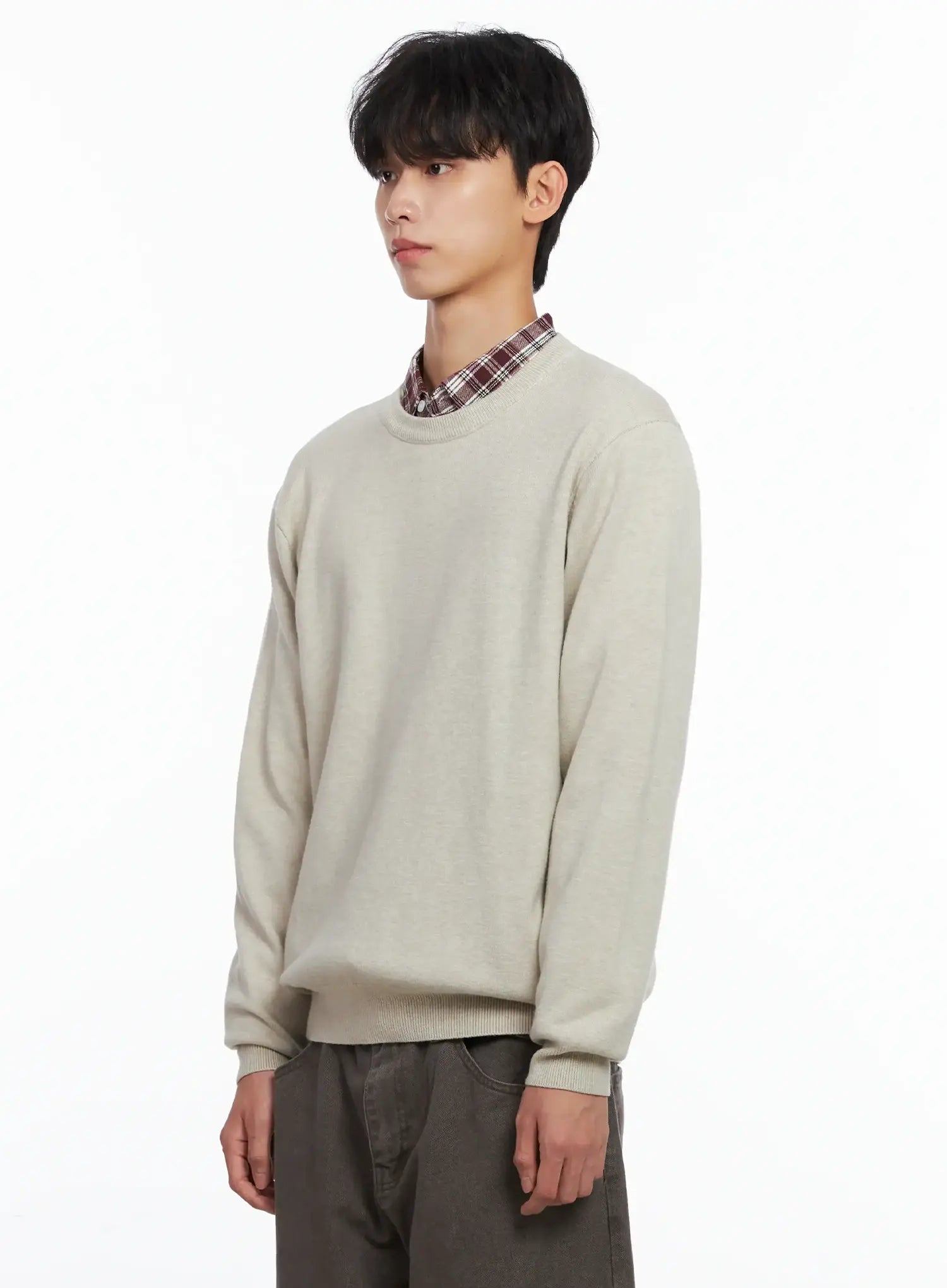 Men's Classic Crewneck Sweater IS519